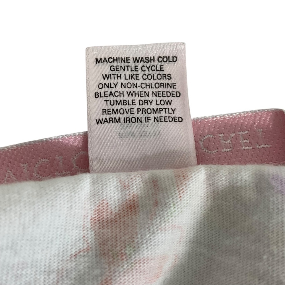 Vintage Victoria’s Secret Floral Babydoll Nightgown size Large  Lace Ribbon Trim - Picture 7 of 7